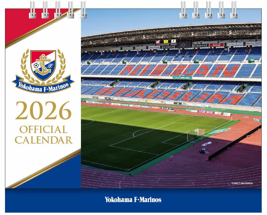 26オフィシャルカレンダー＜卓上＞横浜F･マリノス