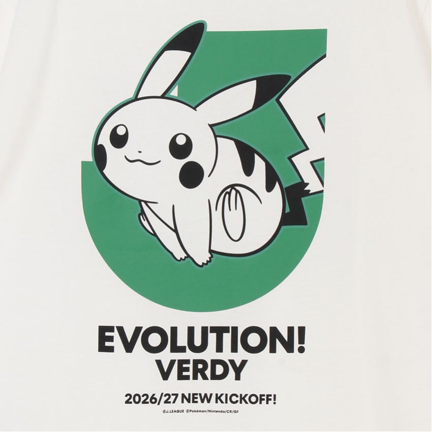 東京ヴェルディ 東京ヴェルディ ピカチュウ Tシャツ WHITE｜【公式】J