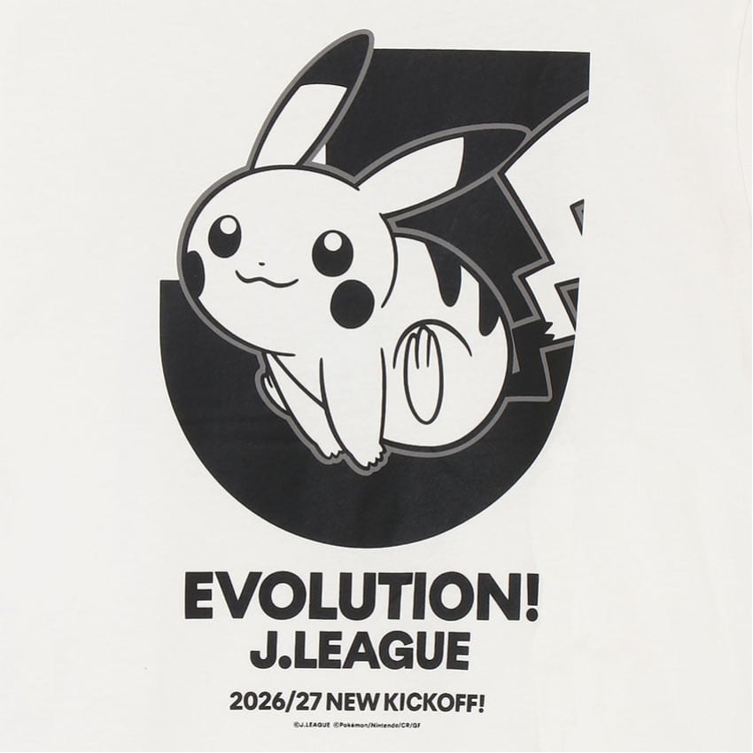 Jリーグ ピカチュウ Tシャツ WHITE キッズ│【公式】Jリーグ