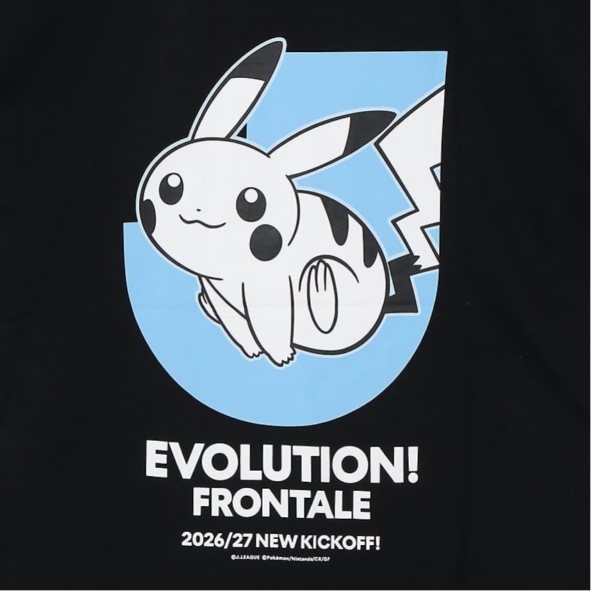 川崎フロンターレ 川崎F ピカチュウTシャツ XL 川崎フロンターレ 川崎フロンターレ ピカチュウ Tシャツ BLACK｜【公式
