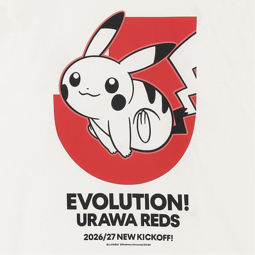 浦和レッズ 浦和レッズ ピカチュウ Tシャツ WHITE｜【公式】Jリーグ