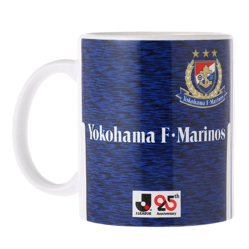 横浜ｆ マリノス 復刻ユニフォーム柄マグカップ 横浜f マリノス 公式 ｊリーグオンラインストア J League Online Store