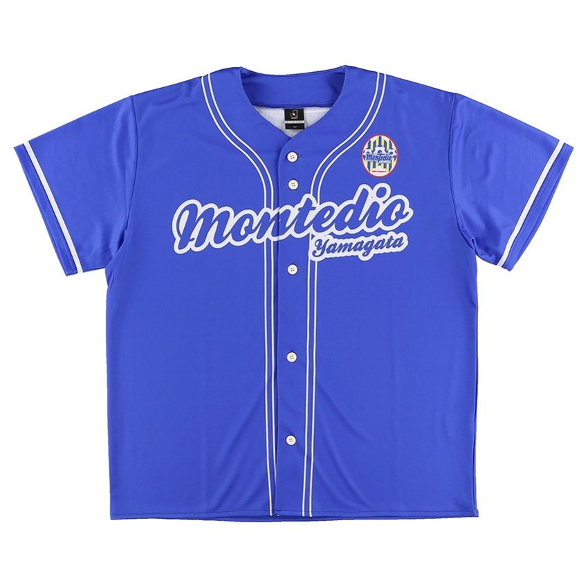 モンテディオ山形　ベースボールシャツ Lサイズ