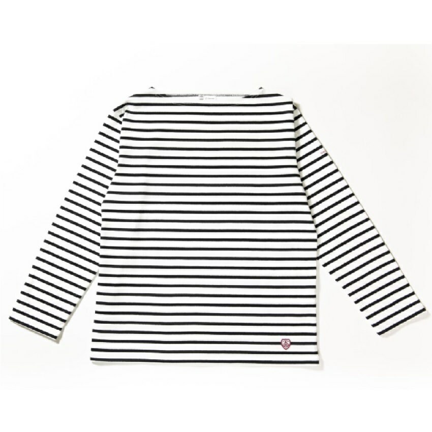 【ORCIVAL｜VISSEL KOBE】ボートネック長袖Tシャツ ホワイト×ブラック