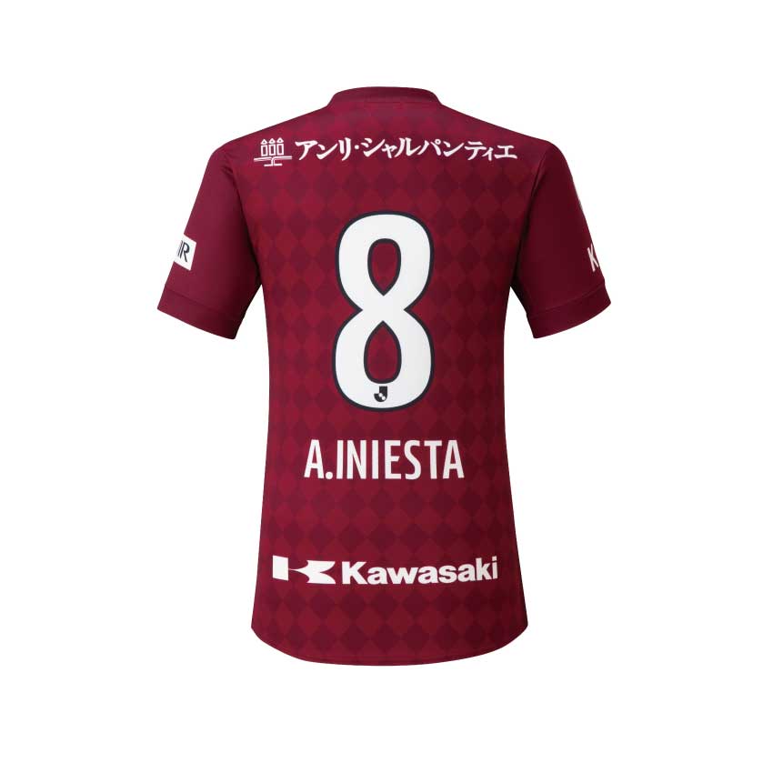 ヴィッセル神戸 21 No 8 アンドレス イニエスタ レプリカ ユニフォーム半袖 1st 公式 ｊリーグオンラインストア J League Online Store