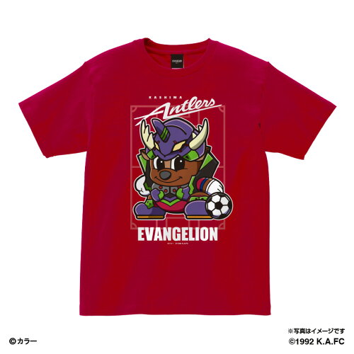 EVANGELION/鹿島アントラーズ　Tシャツ(マスコット)