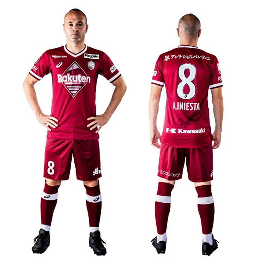 買い誠実 イニエスタ サッカー フットサル No 8 ヴィッセル神戸22 レプリカ ユニフォーム 1st Touten Dakeno