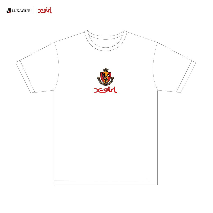 X-girl × 名古屋グランパス コラボTシャツ (デザインA)