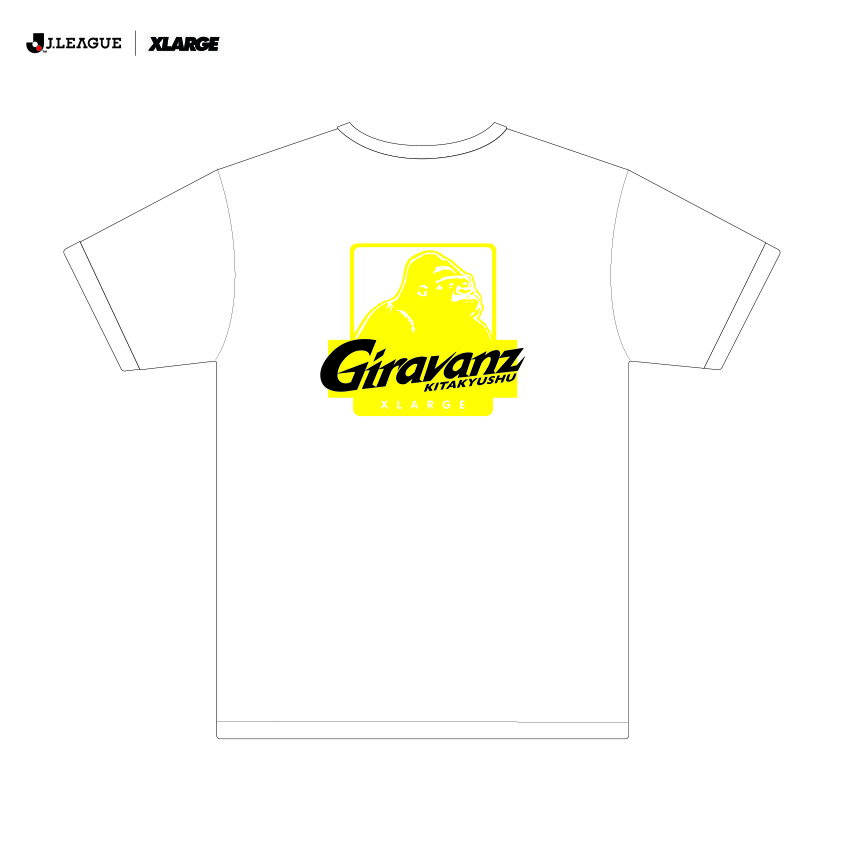 XLARGE × ギラヴァンツ北九州 コラボTシャツ (デザインB)