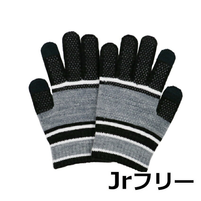 アルビレックス新潟 ニットグローブ Jrフリー（ブラック