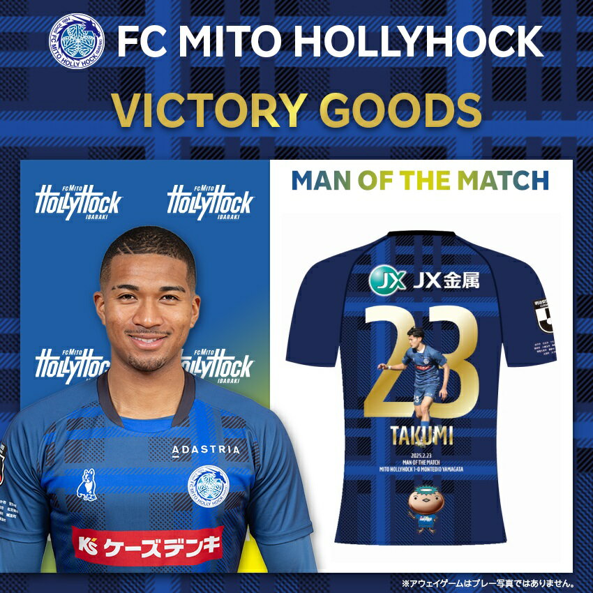 水戸ホーリーホック サッカージャンキープラクティスシャツ