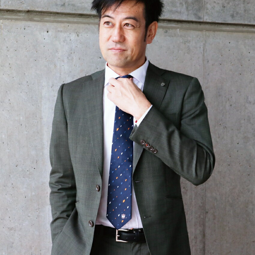 アルビレックス新潟 西陣織ネクタイ（ネイビー）｜【公式】J