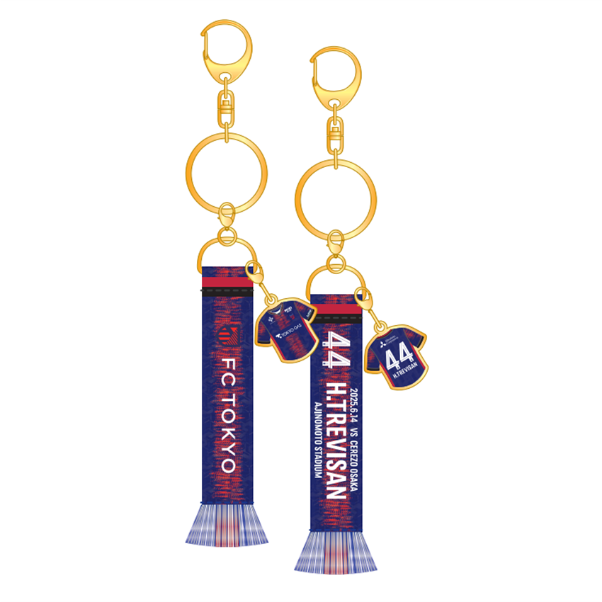 サッカー FC東京 ミニマフラーキーホルダー& フィギュア(GK & FW