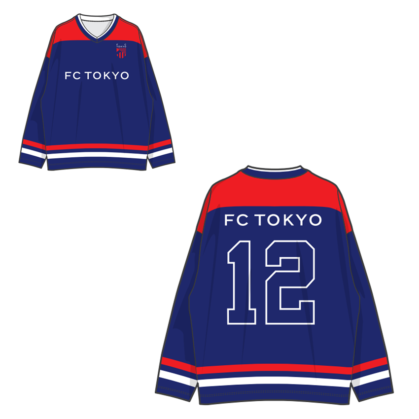FC東京　ウェア FC東京 ホッケーシャツ'25 1st 長袖｜【公式】Jリーグ