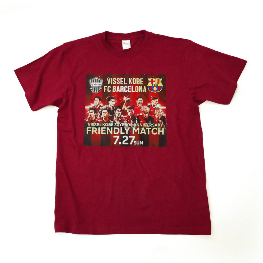 Vissel Kobe サイン入りシャツ ワインレッド ヴィッセル神戸 【DANTON｜VISSEL KOBE】K Tシャツ クリムゾン