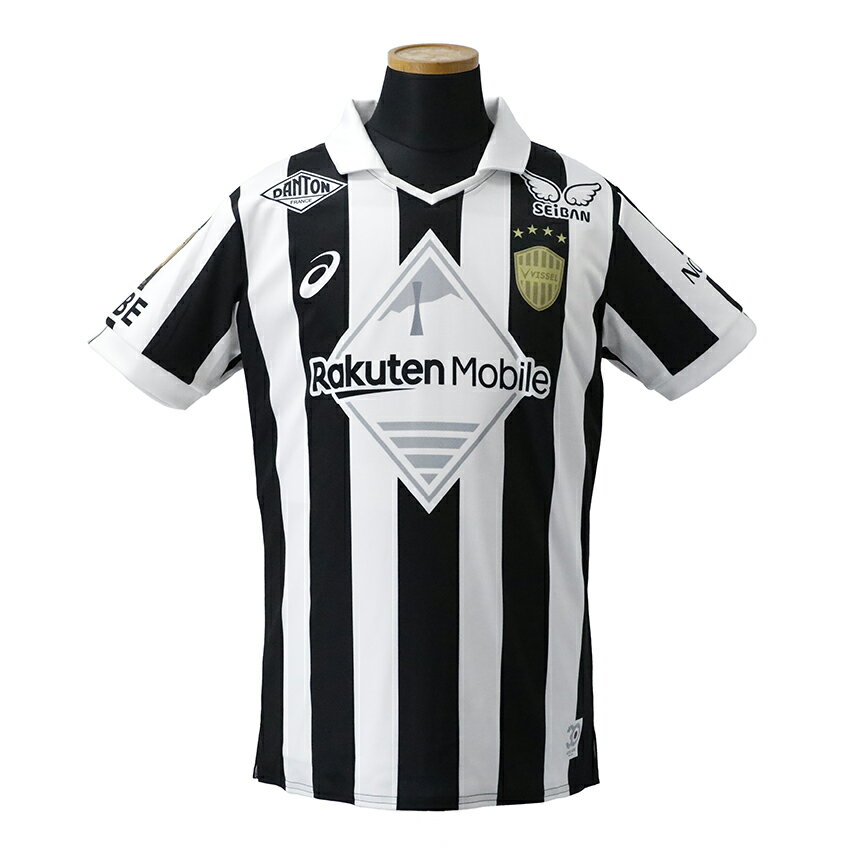 asics - 2023 No.12 VISSEL KOBE 【レプリカ】ユニフォーム（1st） ヴィッセル神戸 【30周年記念】【すぐにお届け】 No.12 VISSEL