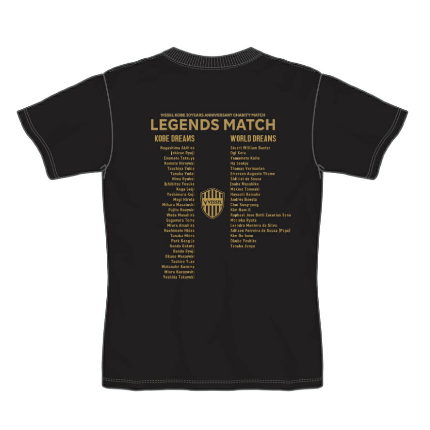 ヴィッセル神戸 【30周年記念】【LEGENDS MATCH】Tシャツ