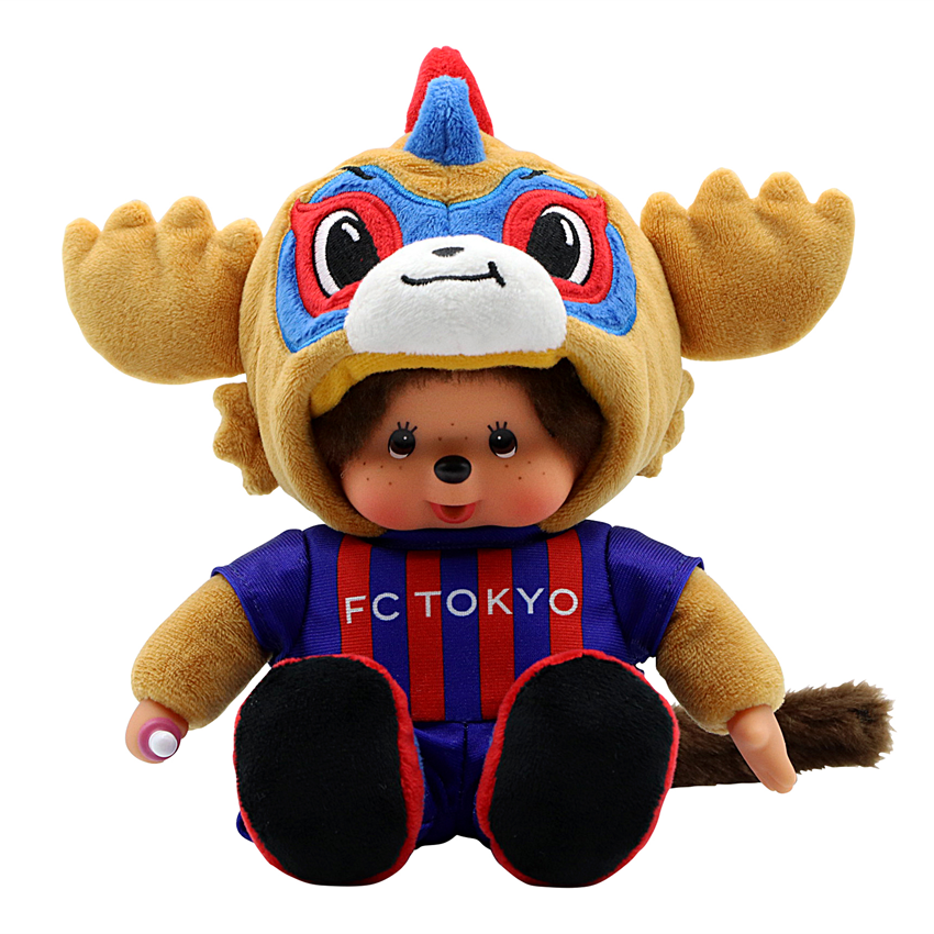 Monchhichi 東京ロゴ入りぬいぐるみ ご当地 モンチッチ フェイスマスコット 東京限定 Monchhichi