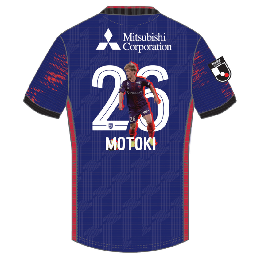 FC東京 プレーヤーズフォトユニフォーム1stレプリカ半袖