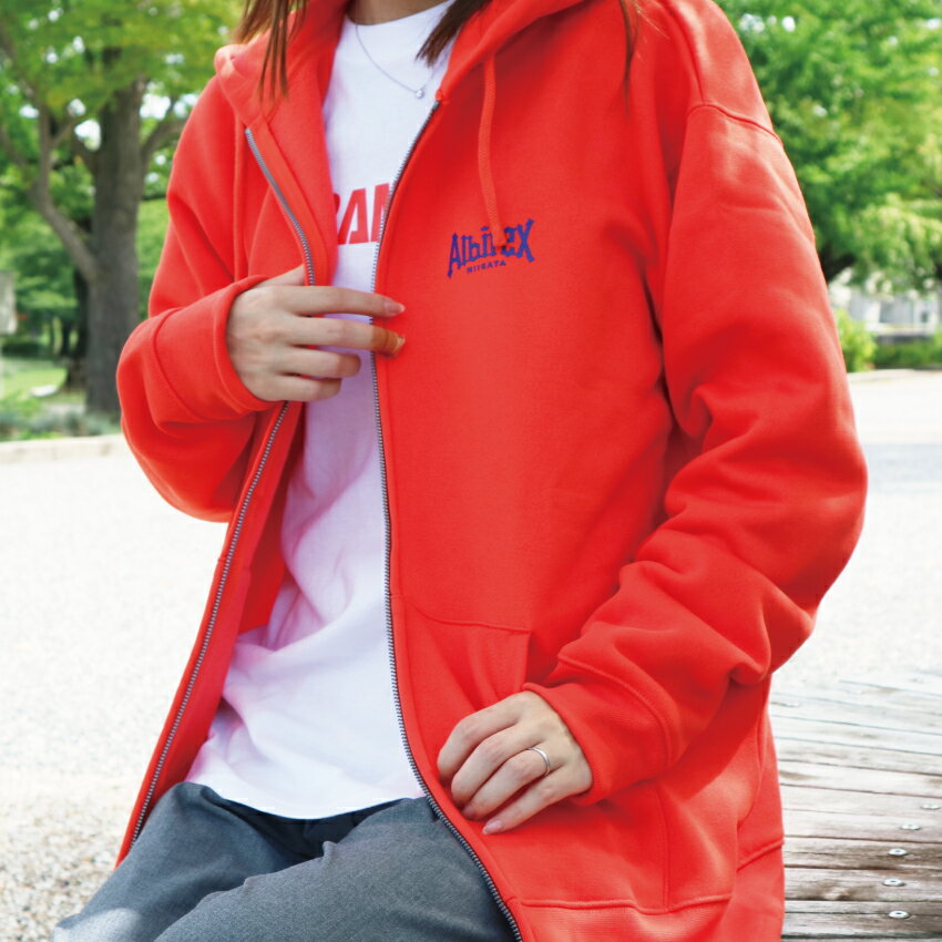 アルビレックス新潟 ORANGISTA×ALBIREX フルジップパーカー