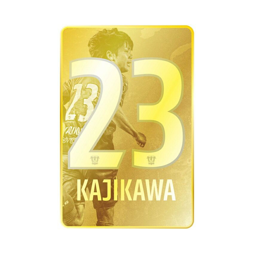 [限定] 2021メタルグラフィー Jリーグオンラインストア4周年記念 藤枝MYFC 梶川諒太選手 400試合出場記念 メタルカード