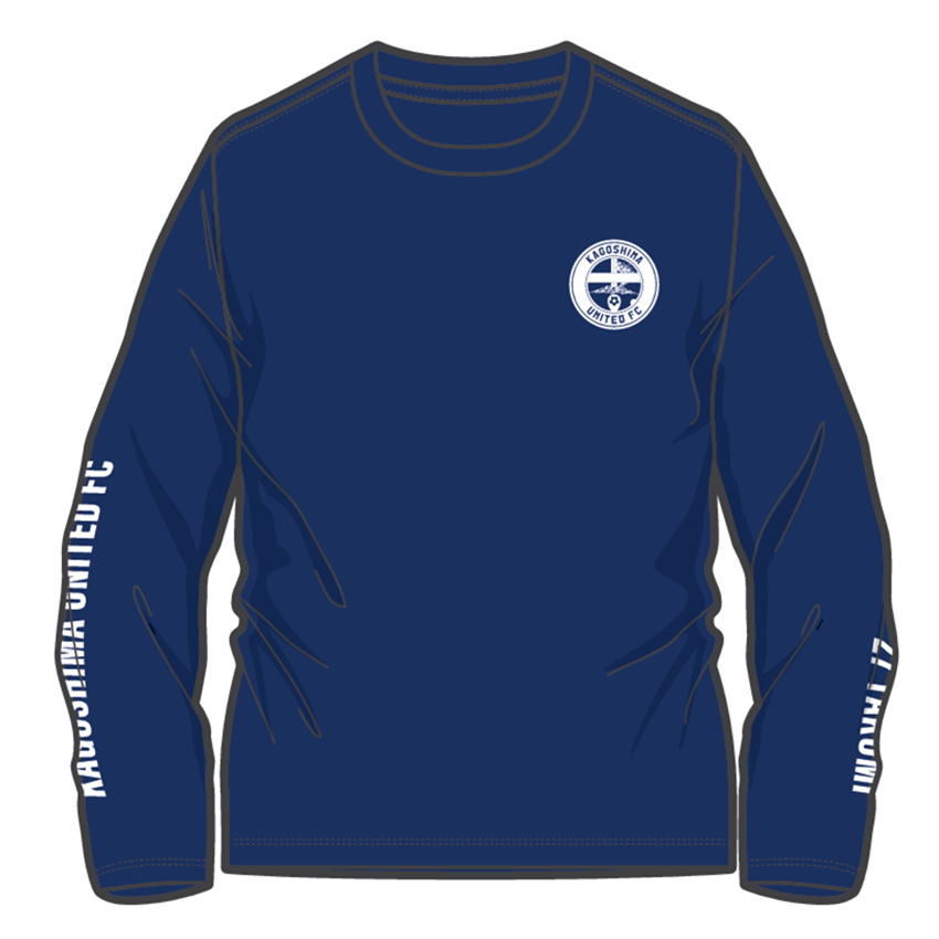 鹿児島ユナイテッドFC プレイヤーズロングTシャツ（ネイビー
