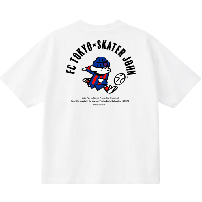 FC東京 Skater JOHNコラボTシャツ Shoot｜【公式】Jリーグ