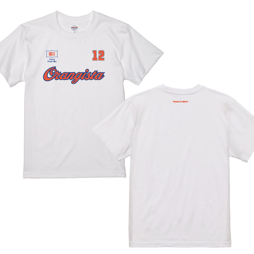 アルビレックス新潟　応援シャツ　L アルビレックス新潟 26ORANGISTA Football Tシャツ（ホワイト