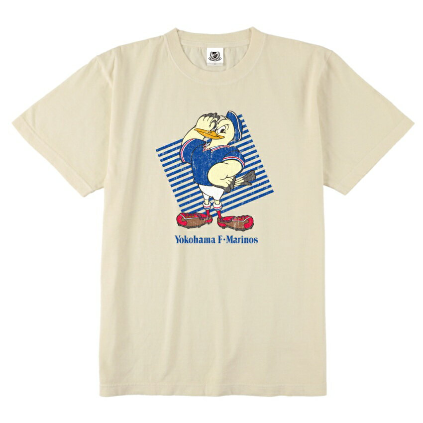 横浜F・マリノス Tシャツ＜ヴィンテージ風マリノス君＞【Tシャツ祭り