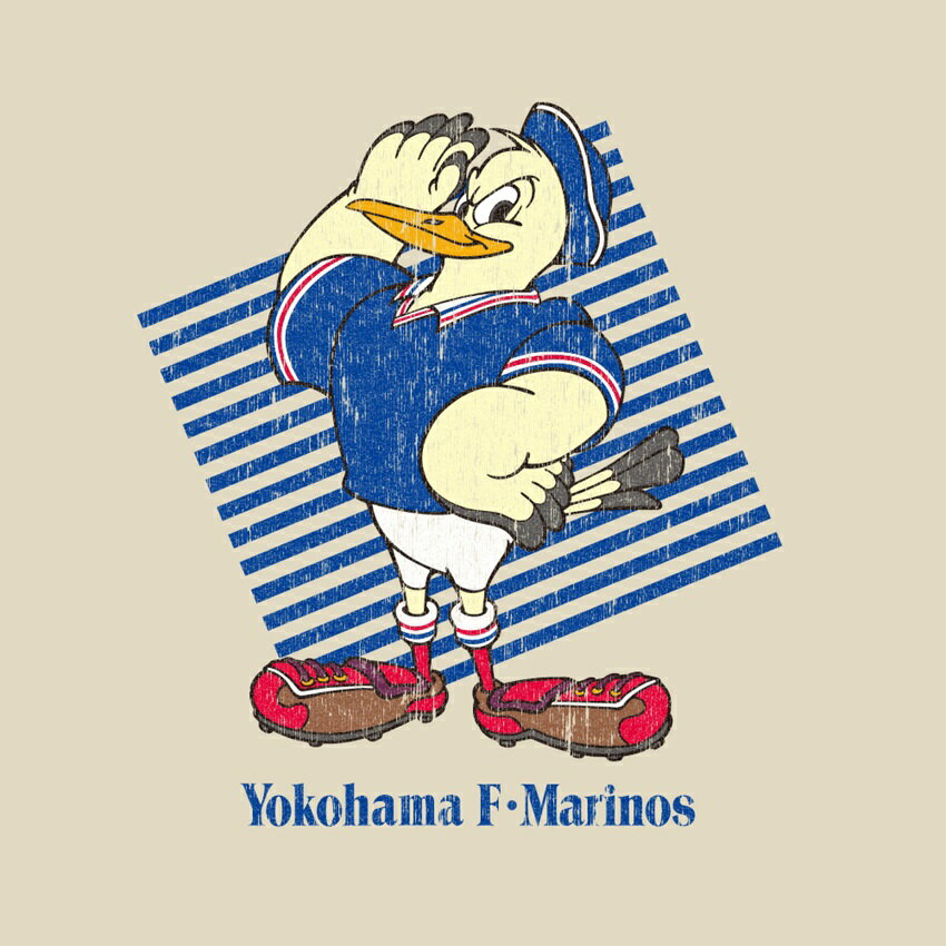 横浜F・マリノス Tシャツ＜ヴィンテージ風マリノス君＞【Tシャツ祭り