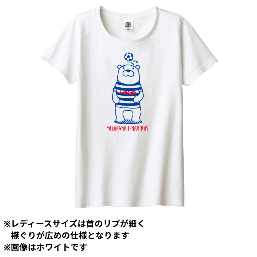 横浜F・マリノス Tシャツ＜ベアⅢ＞ホワイト【Tシャツ祭り2026