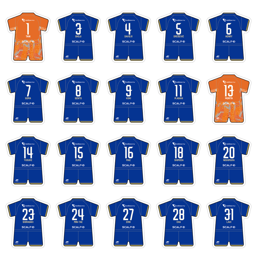 FC町田ゼルビア プレーヤーズユニフォーム型マグネット2026/27