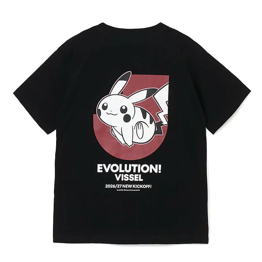 ヴィッセル神戸 ヴィッセル神戸 ピカチュウ Tシャツ BLACK｜【公式】J