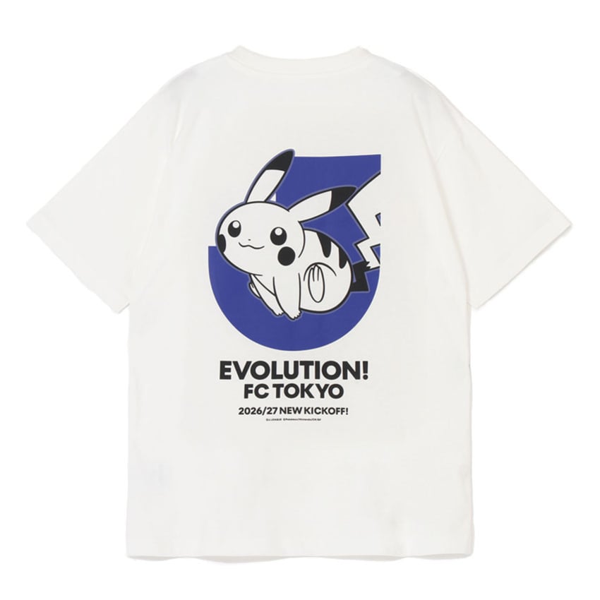 FC東京 FC東京 ピカチュウ Tシャツ WHITE｜【公式】Jリーグ