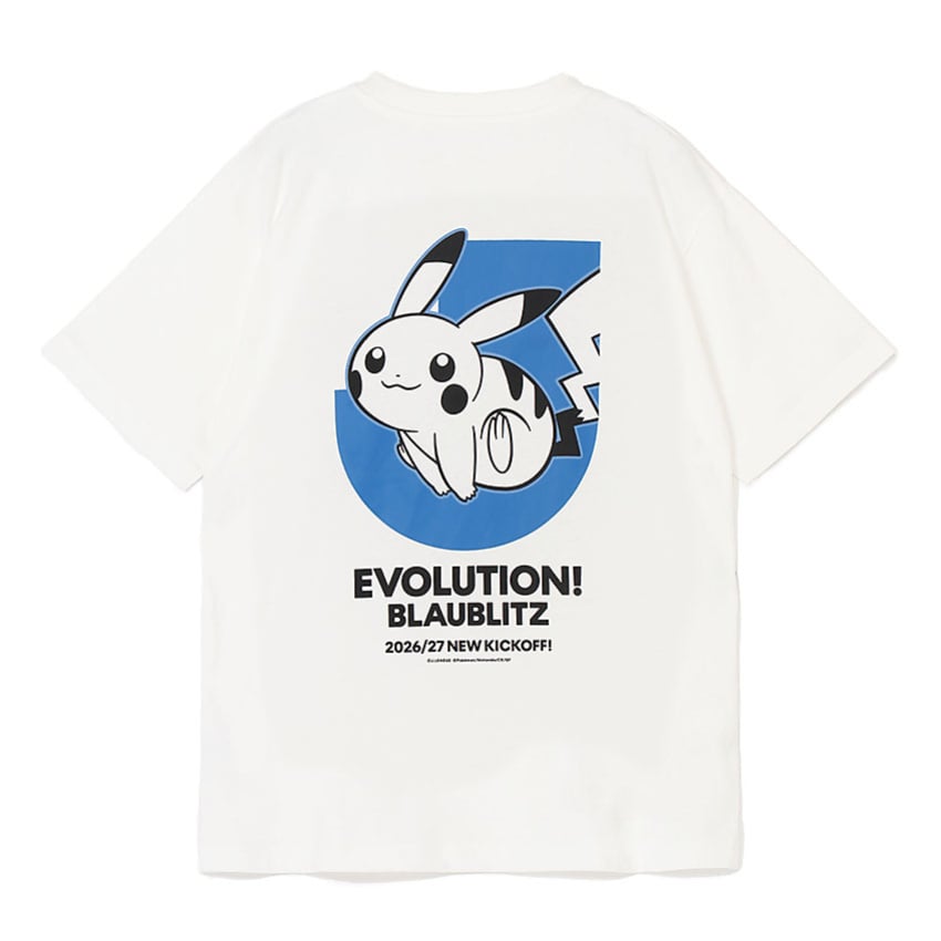 ブラウブリッツ秋田 ブラウブリッツ秋田 ピカチュウ Tシャツ WHITE