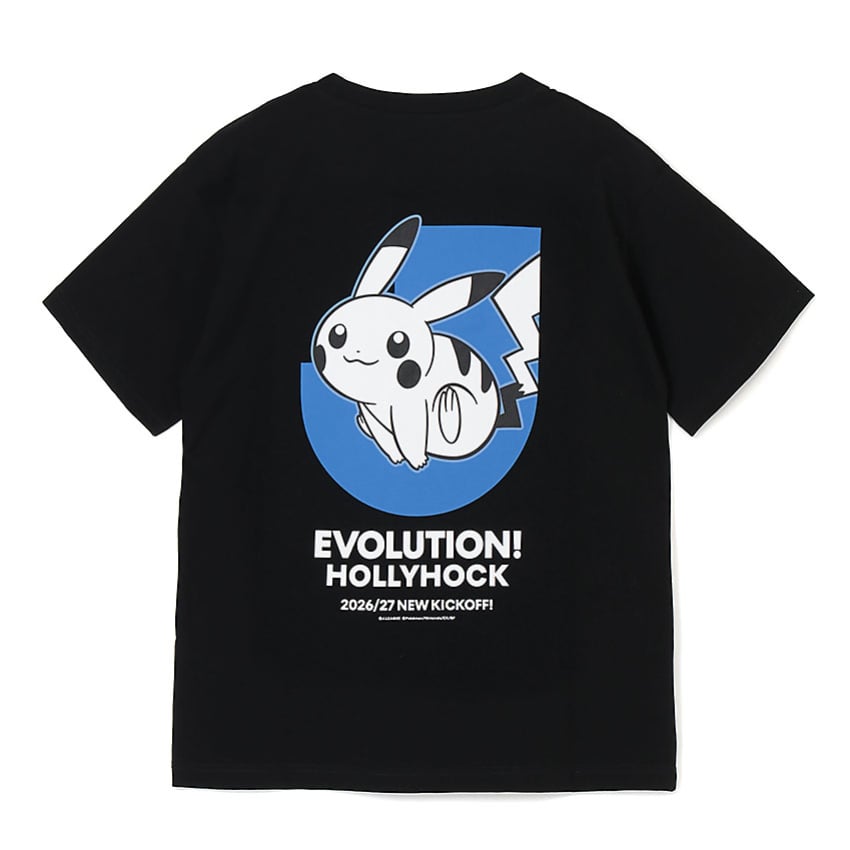 水戸ホーリーホック 水戸ホーリーホック ピカチュウ Tシャツ BLACK
