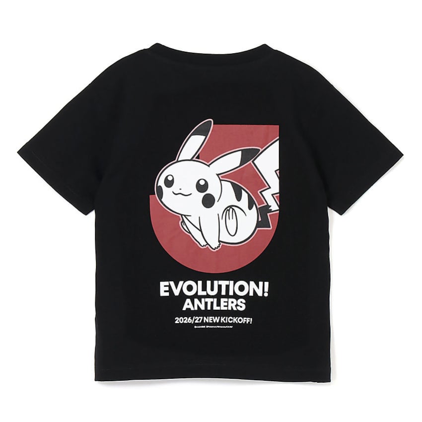 鹿島アントラーズ 鹿島アントラーズ ピカチュウ Tシャツ BLACK｜【公式