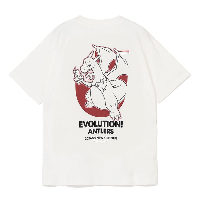 鹿島アントラーズ 鹿島アントラーズ リザードン Tシャツ WHITE｜【公式