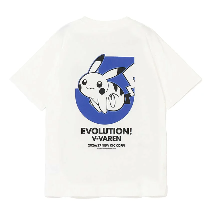 V・ファーレン長崎 v・ファーレン長崎 ピカチュウ Tシャツ WHITE